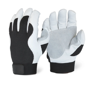 Gants de mécanicien en cuir personnalisés Texture lisse Durable XS S XL Tailles Gants de sécurité mécaniques - Product Image 1