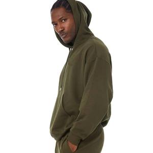 Custom <b>Hoodie</b> Hoodies <b>Men</b> High Quality 100% Cotton Blank Plain <b>Thermal</b> Kangaroo Pocket Hoody Custom Logo Hoodies - Product Image 3