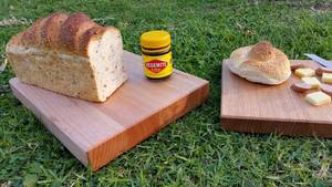 La mejor tabla de cortar gruesa rectangular de madera con mango de 12mm, duradera y sostenible, apta para lavavajillas - Product Image 2