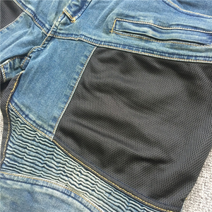 Pantalones Vaqueros de Motociclista Azules para Hombre, con Paneles de Malla Transpirable y Protección Certificada CE - Product Image 5