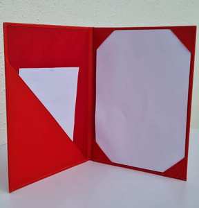 Titulaire de certificat en cuir de taille A4 de graduation personnalisé - Product Image 2