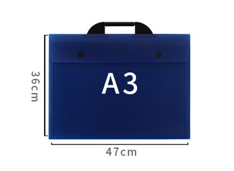 A3 Bleu transparent