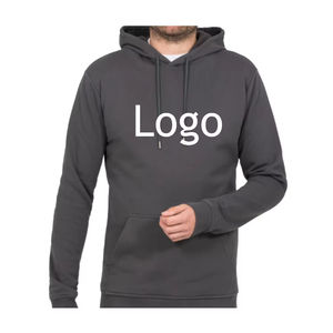 Sweat-shirts à capuche surdimensionnés pour hommes de haute qualité, logo personnalisé brodé, strass, 100% coton, streetwear, sweat-shirts d'hiver THT - Product Image 6