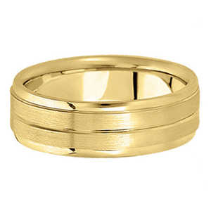 Bague de mariage pour homme en or jaune 18 carats, motif géométrique gravé, taille 9, plaqué rhodium et or pur, matériau platine - Product Image 3