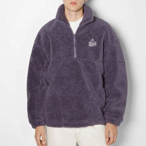 แจ็กเก็ตผ้าขนแกะสำหรับผู้ชายเสื้อแจ็กเก็ตผ้าเชอร์ปาสำหรับผู้ชายผ้าขนแกะระบายอากาศได้ดี - Product Image 1