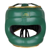 Casque de boxe personnalisé en cuir PU, protection de la tête, casque de sparring, protection du visage, équipement d'entraînement, réglable, OEM, portable