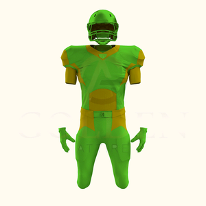Vêtements de sport pour hommes de haute qualité, ensembles d'uniformes de football américain, légers, 100% polyester, couleurs personnalisables, service OEM - Product Image 6