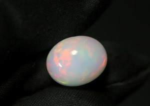 AA White Welo Opal Cabochon for Jewelry 4.95 CT Unique Multi <b>Fire</b> Ethiopian Oval Loose Gemstone Third Party Certified Natural - Product Image 3