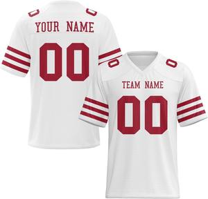 Camisetas de Fútbol Personalizadas al por Mayor, Manga Corta, Secado Rápido, 100% Poliéster, Impresión por Transferencia de Calor, Logotipo y Números Personalizados, MOQ Bajo - Product Image 6