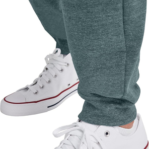 Hot Selling Breathable Waterproof High Street Style <b>Mens</b> French Terry Track Joggers <b>Elastic</b> Waist Wide Leg Flare <b>Trousers</b> - Product Image 2