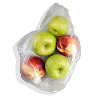 Hc Supermarkt Tentoonstelling Fruit Verpakking Gerecyclede Materialen Transparant Poly Hdpe Plastic Food Grade Geperforeerde Zakken Rolkoekje