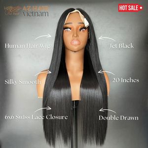 Peluca de cabello humano liso de hueso de color rojo burdeos Super doble dibujado 5 Kim K Closureg nudos blanqueados cabello crudo vietnamita - Product Image 4