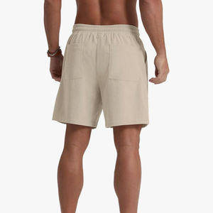 Pantalones cortos de mezclilla rasgados desgastados de algodón 100% personalizados para hombre, pantalones cortos de estilo Vintage con remaches, decoración Formal de verano y otoño - Product Image 3