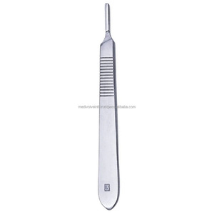 Manche de scalpel Medivolve n° 3 réutilisable en acier inoxydable, certifié CE ISO, fournisseur et fabricant en gros - Product Image 1