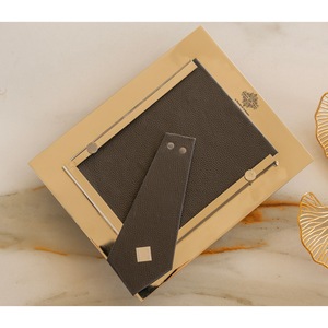 Cadre photo plaqué argent IndianArtVilla avec fleur de lotus, présentoir de Design-7x5 pouces pour la décoration intérieure, la table et les cadeaux de festival - Product Image 4