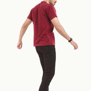 Camiseta de Cuello Redondo para Hombre, 100% Poliéster, Secado Rápido, Transpirable, Básica, con Logotipo Personalizado, Color Sólido, Ligera, con Diseño de Letras - Product Image 4