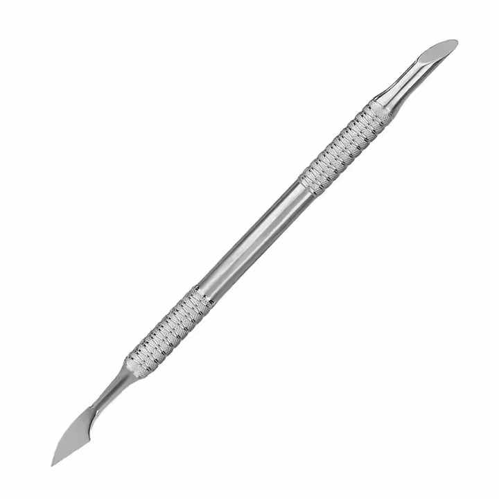 Professional Salon Grade Premium Stainless Steel Cuticle Pushers Custom Branding Nail Technician Tools Foot Callus Remover