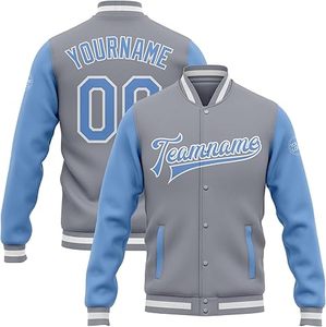 Chaqueta universitaria de Estilo Vintage personalizable para invierno 2025 ropa urbana con cuello levantado y gráficos personalizados - Product Image 4