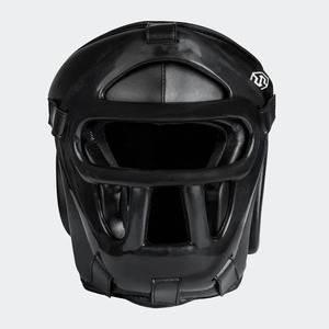 Protège-tête de boxe réglable à force maximale mentonnière MMA à fixation rapide Équipement de combat pour arts martiaux Thai Kick Boxing Face - Product Image 2