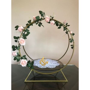 Fiesta festiva Arco decorativo Soporte para pasteles Color rústico Diseño único Última llegada Diseño elegante Accesorios de decoración de boda - Product Image 4