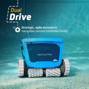 (Actualizado 2026) Limpiador Robótico Automático para Piscinas Nautilus Titan con Wi-Fi, Limpieza de Línea de Agua, Filtración Multicapa, Ideal - Product Image 2