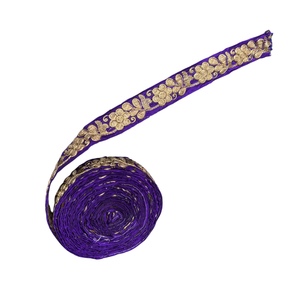 2025 vente en gros de dentelle brodée haut de gamme pour la couture et la haute couture pour les robes et l'artisanat avec décoration de paillettes - Product Image 1