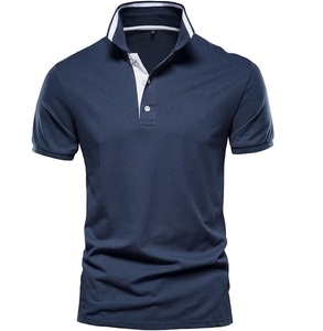 Polos de calidad superior Casual Nuevo estilo Regular Fit Quick Dry Manga corta Algodón orgánico Polos blancos Ropa de hombre - Product Image 6