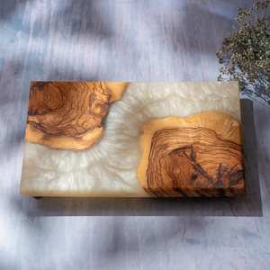 Planche à découper et plateau de service en bois Forme rectangulaire durable 12mm d'épaisseur - Product Image 1