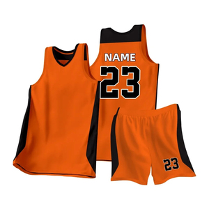 ชุดบาสเก็ตบอลสำหรับผู้ใหญ่แบบยูนิเซ็กซ์ ผ้าโพลีเอสเตอร์ 100% แห้งเร็ว ระบายอากาศดี พร้อมส่งจำนวนมาก สำหรับฤดูร้อน รับผลิตแบบ OEM ปรับแต่งได้ ชุดยูนิเซ็กซ์ - Product Image 4