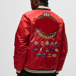 Chaqueta Bomber de Satén con Cuello Alto y Corte Ajustado, Hecha a Medida para Hombre, Cálida, de Invierno, Secado Rápido, Transpirable, con Logotipo Personalizado, Venta al Por Mayor - Product Image 6