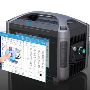 Mini machine de gravure laser portable de type fendu MAX 20w 30w 50w Machine de marquage laser à fibre