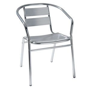 Sedile in alluminio 53 x 54 x H 74 cm - Product Image 1