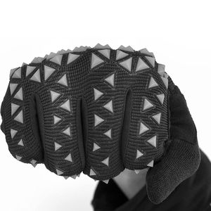 Factory Wholesale Microfiber Leather Fingerless <b>Gloves</b> for Winter Cycling Outdoor Sports Touchscreen Men's Cycling <b>Gloves</b> - Product Image 2