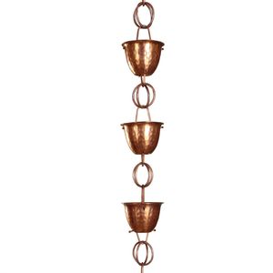 Fancy Design <b>Garden</b> Hanging Copper Rain Chain High Quality Handmade Design <b>Garden</b> Hanging Rain Chain Wholesale Exporter - Product Image 6