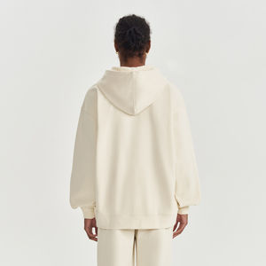 OEM ODM haute qualité 420 grammes coton sweats à capuche zippés avec logo personnalisé impression polaire éponge lourde fermeture éclair surdimensionnée 2025 - Product Image 2