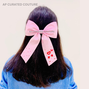 Tendencia 2025 Nueva colección San Valentín hecho a mano cola de cocodrilo arco moda aspecto relajante indio hecho a mano lazo con cuentas - Product Image 2