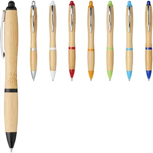 Penna a Sfera Nash in Bambù Sostenibile per Merchandising Promozionale - Product Image 2