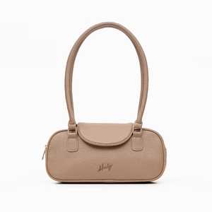 Nouveauté Sac à bandoulière pour femme en cuir texturé mat, style coréen, design contemporain, fermeture éclair étanche - Product Image 1
