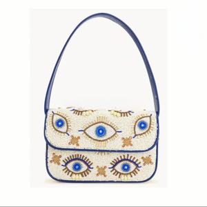 Multi <b>colour</b> Indian Fashion Style Handmade Beaded Designer Clutch Bag Bohemian Style Evening Shopping Pa Shoulder Bag - Product Image 5