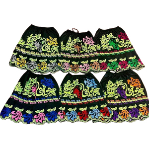 Elegante plisado estilo Vintage cintura Natural de talla grande verano 100% algodón ecológico Patchwork Hawaii polinesio diseño Floral - Product Image 5