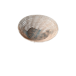 <b>Cheap</b> Wholesale Cotton Rope Oval Shape Woven <b>Basket</b> TIME Storage Packing Pcs Color Design Plant Eco - Product Image 1