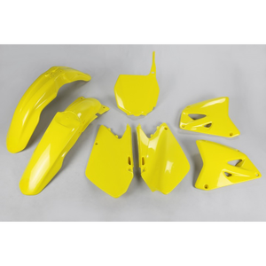 Kit Carene in Plastica Gialle XFUN 102 per Moto RM 125 2006-2025 Origine Italia Spedizione USA - Product Image 1