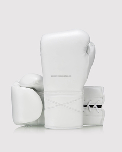 Angtian Factory Custom Velcro or Laces Professional Boxing Training Gloves MMA Muay Thai Gloves Model BB-1001 Multi-Material - Product Image 4