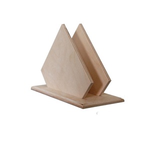 Servilletero de diseño de lujo para decoración del hogar, servilletero con forma de triángulo de madera de calidad exclusiva a un precio atractivo - Product Image 1