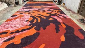 Nueva llegada 2024 alfombras de lana y Tencel de alta calidad para suelo y alfombras bordadas de varios colores para el hogar, sala de estar, Hotel - Product Image 2