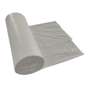 Sacs d'emballage biodégradables en PEHD à soufflets latéraux, thermoscellables, avec poignée et surface gaufrée, recyclables pour usage industriel et alimentaire - Product Image 1