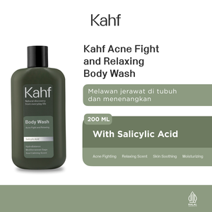 Gel Douche Relaxant et Anti-Acné Kahf 200 ml, Parfum Relaxant Anti-Acné, Apaise la Peau, Hydratant, Acide Salicylique - Product Image 2