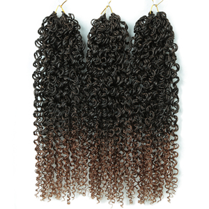 Yanky Twist Crochet Trenzas sintéticas resistentes al calor Extensiones de cabello Pre-Looped Senegalese Curly Passion Todos los colores Adecuado - Product Image 1