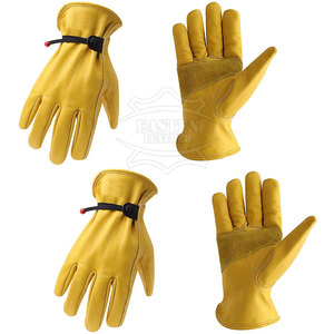 Gants de conducteur antidérapants de haute qualité en cuir de sécurité avec logo personnalisé pour la vente en gros de gants de conducteur en plein air - Product Image 6