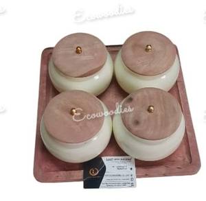 Bols en bois de bambou écologiques très durables pour la pâte à salade, le restaurant de fruits et les outils d'herbes et d'épices à usage domestique - Product Image 4